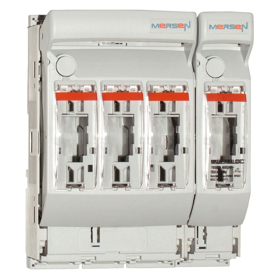 J1023002 - MULTIBLOC 00.ST8 size 00 / 160A, 4-pole M8 terminal screws, pole 4 right side